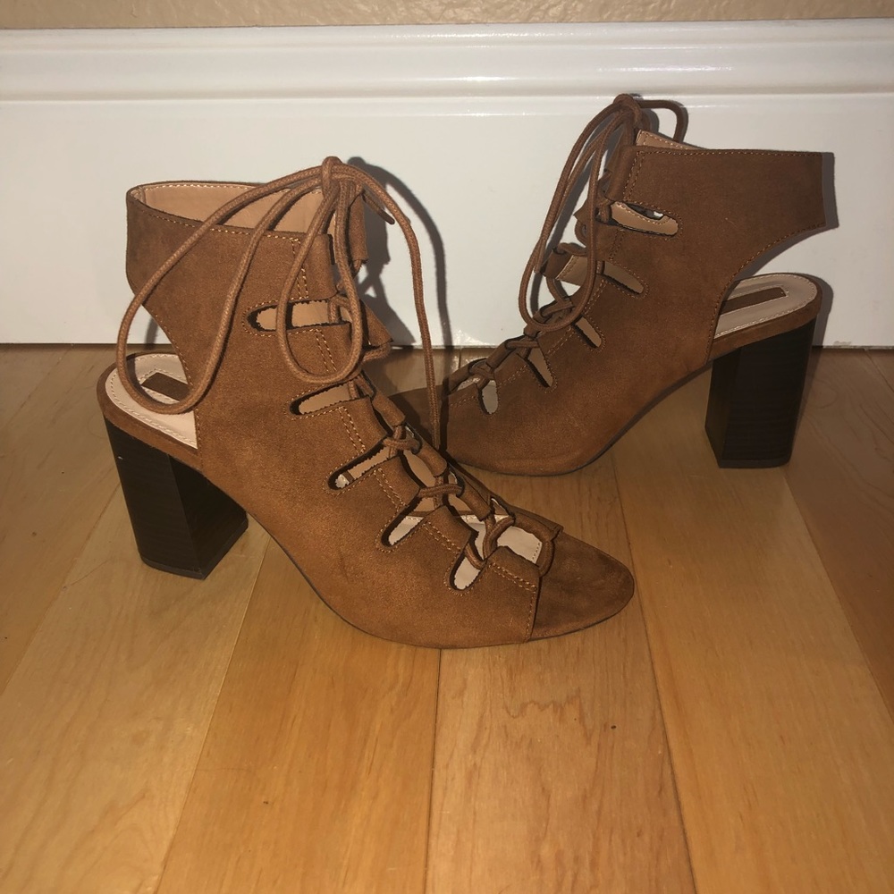 Lace up sandals